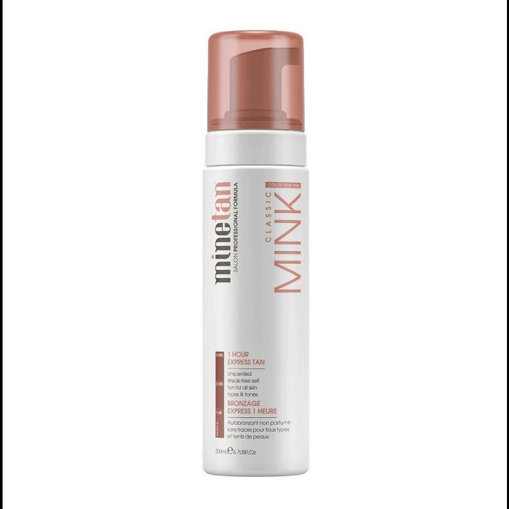 MineTan Mink Self Tan Foam 6.7 fl. oz with Mitten